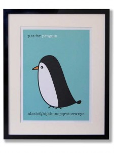 Adorn your wall with this cute penguin print