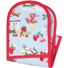 christmas-print-oven-gloves Perfect for Christmas cooking