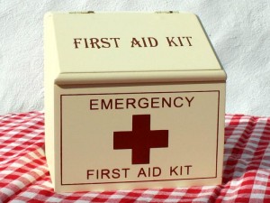 Retro first aid box
