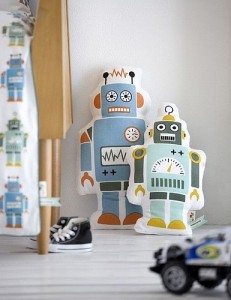 Interior design trend robot home accessories