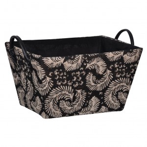 forna-black-white-storage-basket Storage basket for home accessories