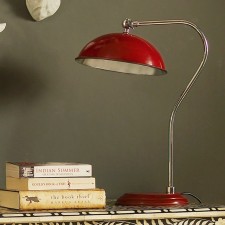 Traditional red pharmacy home desk lamp