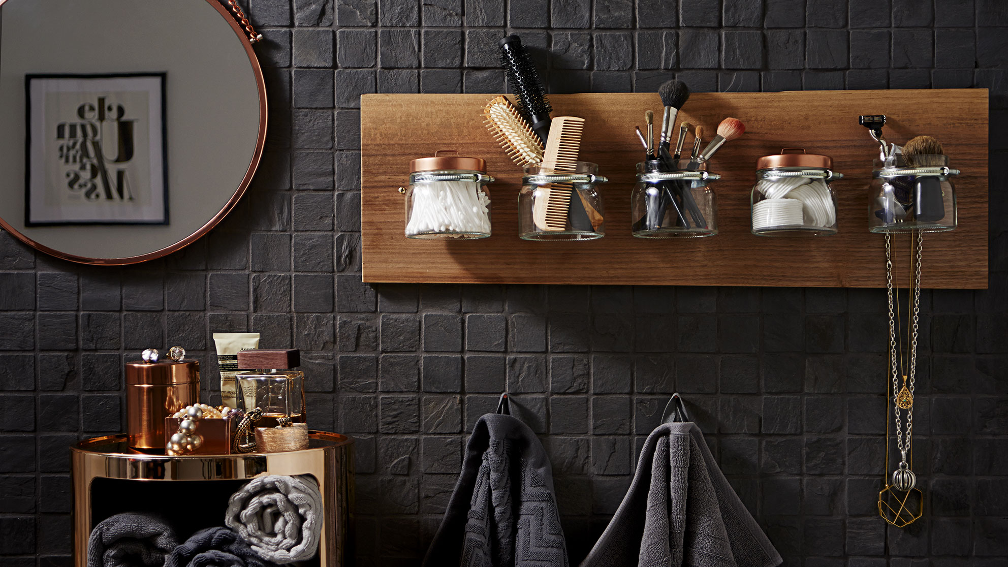 How to create a stylish organiser for your bathroom | Home Gems